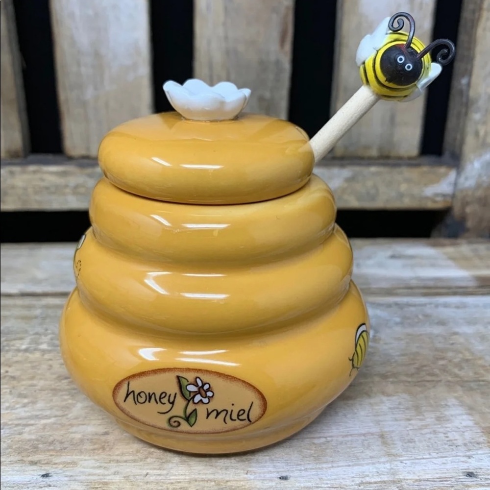 Honey Jar & Dipper